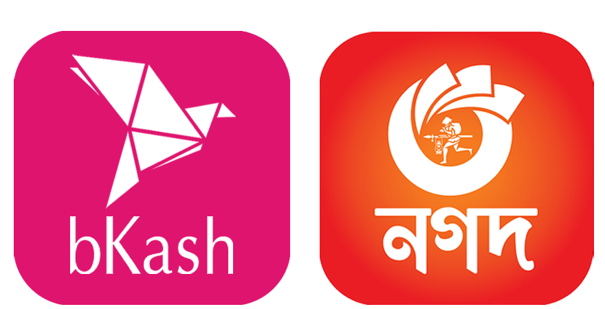 Bkash & Nagad logo
